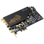 Xonar Essence STX, Internal, 7.1 channels, 24-bit 192KHz, w /Amplifier, S/PDIF, PCI Express 2.0 x1, Retail Sound Card