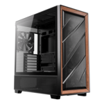 FLUX, Tempered Glass, No PSU, E-ATX, Black, Mid Tower Case