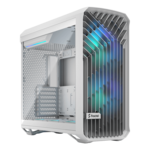 Torrent RGB TG Clear, Tempered Glass, No PSU, E-ATX, White, Mid Tower Case