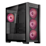 TUF Gaming GT302 ARGB, Tempered Glass, No PSU, E-ATX, Black, Mid Tower Case