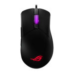 ROG Gladius III Core, 2 RGB Zones, 12000-dpi, Wired, Black, Optical Gaming Mouse