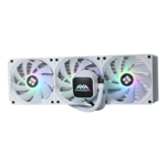 636S-M2-W-ARGB White w/ ARGB LED Fans, 360mm Radiator, Liquid Cooling System - Performance Guarantee