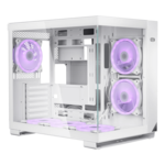 C3T500 ARGB, Tempered Glass, No PSU, ATX, White, Mid Tower Case