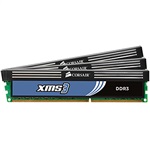 6GB (3 x 2GB) XMS3 (Blue) PC3-12800 DDR3 1600MHz CL9 (9-9-9-24) 1.65V SDRAM DIMM, Non-ECC
