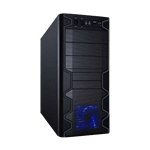 Vortex3620, No PSU, ATX, Black, Mid Tower Case