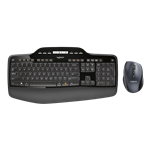 MK710, 1000 dpi, Wireless 2.4GHz USB, Black, Keyboard & Mouse