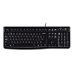 K120, Wired, Black, Membrane Standard Keyboard