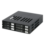 BPU-126-SA, 1x 5.25&quot; to 6x 2.5&quot;, SATA 6Gb/s, SSD/HDD, Black Hot Swap Module