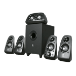 Z506, 5.1 (2 x 8W front, 1 x 16W center, 2 x 8W rear + 27W), Black, Retail Speaker System