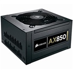 Professional Series™ Gold AX850 850W Power Supply w/ Modular Cables, 80 PLUS®, 24-pin ATX12V v2.31 2x EPS12V 2.92, Multi-GPU Ready