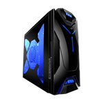 Guardian Series 921 RB Blue w/ Window, No PSU, ATX, Black, Mid Tower Case
