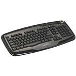 K6800 Black Luxury Multimedia Keyboard, Wired, USB, Retail