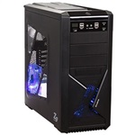 Z9 Plus Black Mid-Tower Case w/ Fan Controller, ATX, No PSU, Steel/Plastic