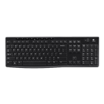 K270, Wireless, Black, Membrane Standard Keyboard