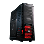 HAF Series 932 Advanced w/ Window, No PSU, E-ATX, Black, Full Tower Case