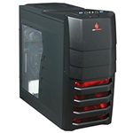Storm Enforcer (SGC-1000-KWN1) Black Mid-Tower Case w/ Window, ATX, No PSU, Steel/Plastic