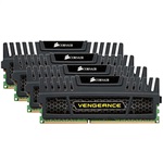8GB (4 x 2GB) Vengeance™ Black PC3-12800 DDR3 1600MHz CL9 (9-9-9-24) 1.5V SDRAM DIMM, Non-ECC