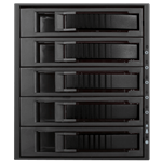 BPU-350SATA, 3x 5.25&quot; to 5x 3.5&quot;/2.5&quot;, SAS/SATA 6 Gb/s HDD/SSD, Black Hot Swap Module