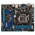 P8H61-M LE/CSM R2.0, LGA1155, Intel® H61, DDR3-2200 (O.C.) 16GB /2, PCIe x16, SATA 3 Gb/s /4, DVI + VGA, HDA, GbLAN, mATX, Retail