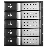 BPN-DE350SS, 3x 5.25" to 5x 3.5", SAS/SATA 6Gb/s, HDD, Silver Hot Swap Module