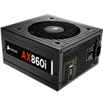AX860i, 80 PLUS Platinum 860W, Fully Modular, ATX Power Supply
