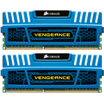 16GB Kit (2 x 8GB) Vengeance DDR3 1600MHz, PC3-12800, CL10 (10-10-10-27) 1.5V, Non-ECC, Blue, DIMM Memory