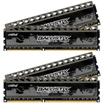 16GB (4 x 4GB) Ballistix Tactical Tracer w/ LEDs Black PC3-14900 DDR3 1866MHz CL9 (9-9-9-27) 1.5V SDRAM DIMM, Non-ECC