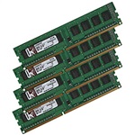 8GB (4 x 2GB) ValueRAM PC3-10600 DDR3 1333MHz CL9 1.5V SDRAM DIMM, Non-ECC
