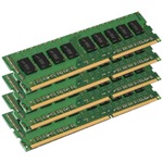 16GB (4 x 4GB) PC3-10600 DDR3 1333MHz CL9 SDRAM DIMM, ECC Unbuffered