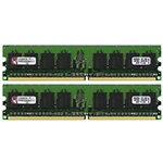 4GB (2 x 2GB) ValueRAM™ Single-Rank PC2-5300 DDR2 667MHz CL5 1.8V SDRAM DIMM, ECC Registered