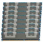 64GB (8 x 8GB) ValueRAM™ Dual-Rank PC3-10600 DDR3 1333MHz CL9 SDRAM DIMM, ECC Registered