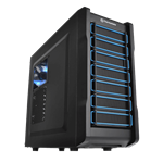 Chaser A21 w/ Window, No PSU, ATX, Black, Mid Tower Case