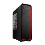 Nineteen Hundred w/ Window, No PSU, ATX, Black/Red, Mid Tower Case