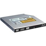 Slim Black 8x DVD±R/RW Dual Layer Burner, SATA