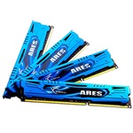 32GB (4 x 8GB) Ares Blue PC3-14900 DDR3 1866MHz CL10 (10-11-10-30) 1.5V SDRAM DIMM, Non-ECC