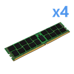 64GB (4 x 16GB) Dual-Rank PC3L-12800 DDR3L 1600MHz CL11 1.35V SDRAM DIMM, ECC Registered Memory