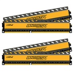 32GB (4 x 8GB) Ballistix Tactical LP Yellow PC3-12800 DDR3 1600MHz CL8 (8-8-8-24) 1.35V SDRAM DIMM, Non-ECC