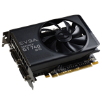 GeForce GT 740 Superclocked 01G-P4-3743-KR 1GB 128-Bit GDDR5 PCI Express 3.0 Video Card