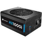 HX1000i, 80 PLUS Platinum 1000W, Fully Modular, ATX Power Supply