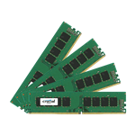 16GB Kit (4 x 4GB) DDR4 2133MHz, CL15, DIMM Memory
