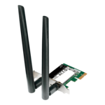 DWA-582, Internal, Dual-Band 2.4 / 5GHz, 300 / 866 Mbps, PCI Express 2.0 x1, Wireless Adapter