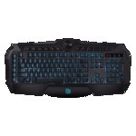 CHALLENGER Prime, Blue/Red/Purple LED, Wired USB, Black, Gaming Keyboard