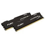 16GB Kit (2 x 8GB) HyperX FURY DDR4 2133MHz, CL14, Black, DIMM Memory