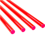 Monsoon 5/8" OD Hand-Crafted Hardline PETG Tubing - UV Red