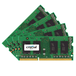 32GB Kit (4 x 8GB) DDR3 1600MHz, PC3-12800, CL11 (11-11-11) 1.35V, Non-ECC, SO-DIMM Memory