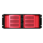 D Storm D-400L-7-RED, 7x 5.25" and 2x 3.5" Drive Bays, No PSU, E-ATX, Black/Red, 4U Chassis