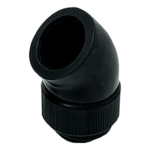 45 High Flow, 45° Adapter, Black, G1/4&quot;