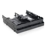 N/A - FLEX-FIT Quattro MB344SP 4x 2.5 inch HDD / SSD Bracket for External 5.25 inch Bay (Black)