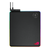 Mouse Mat - ROG Balteus Qi, Nonslip rubber base, Aura Sync RGB Lighting/Qi Wireless Charging, Gaming Mouse Mat