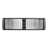 Server Chassis - D Storm D-300SEA-SL-HDD2535, Silver Bezel, 4x 5.25", 3x 3.5" Drive Bays, No PSU, ATX, Black, 3U Chassis